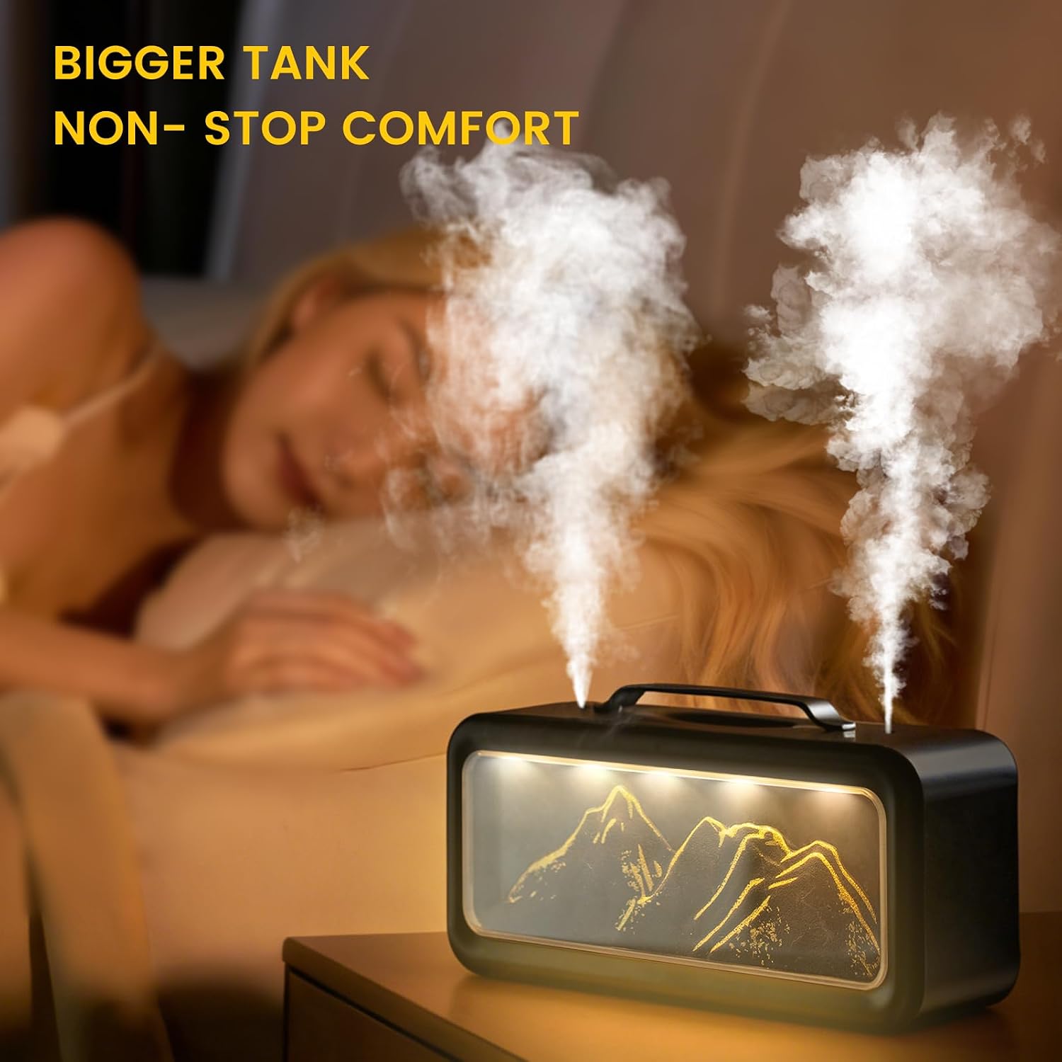 Baby Nursery Humidifier - Nowe ulepszone małe nawilżacze powietrza 2026