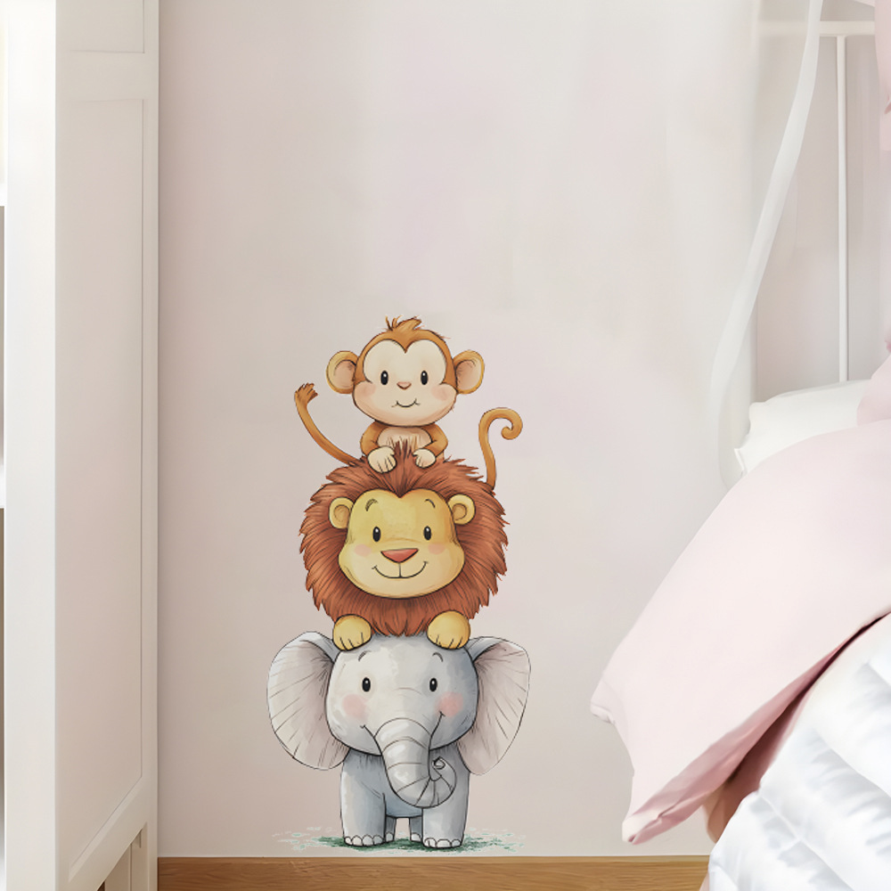 Baby Nursery Vinyl Wall Stickers - Urocze naklejki ścienne z motywem leśnych