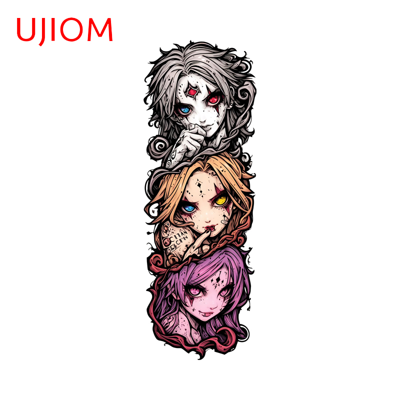 Baby Nursery Vinyl Wall Stickers - UJIOM Atrakcyjne Anime Dziewczyny Naklejka Ścienna