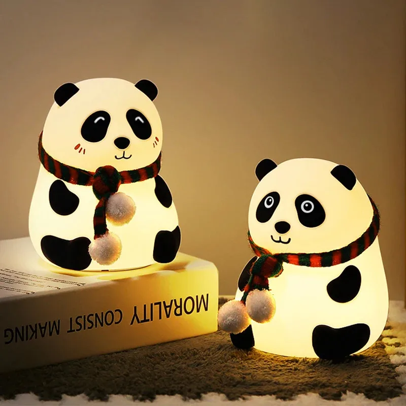 Baby Nursery Table Lamp - Urocza lampka nocna w kształcie pandy,