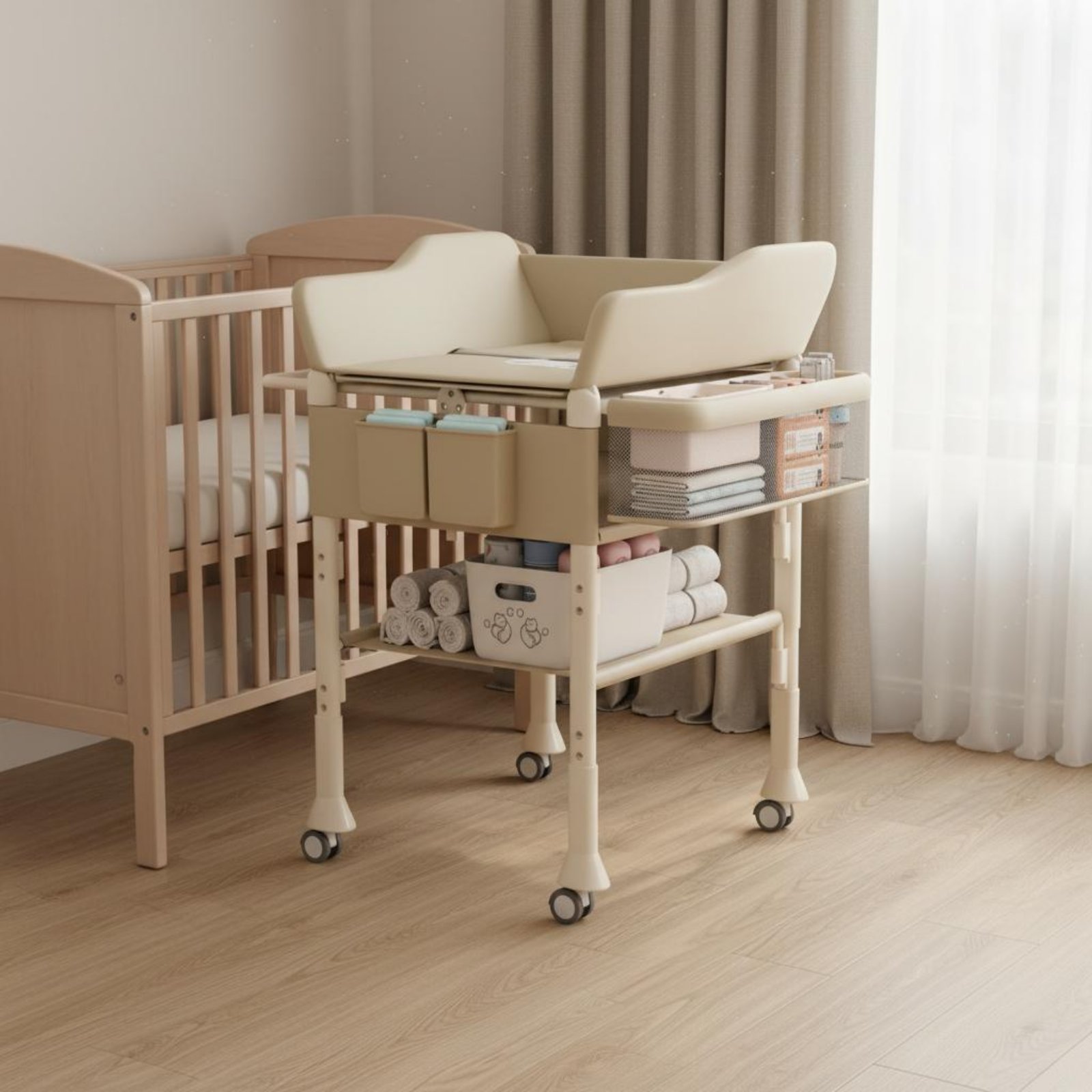 Baby Nursery Furniture - Stolik do kąpieli i przewijania dziecka