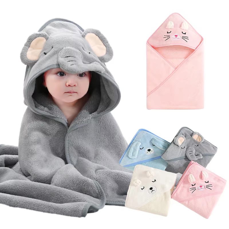 Baby Nursery Essentials - Ręczniki kąpielowe dla niemowląt z kreskówek