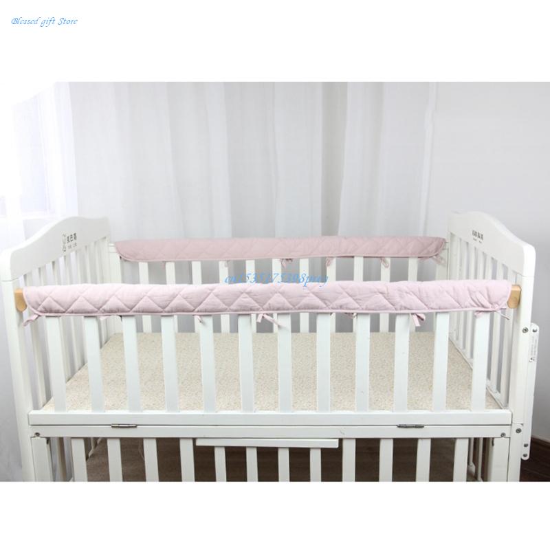 Bed Rail Toddler - 2 szt. Bawełniane zabezpieczenie do łóżeczka,