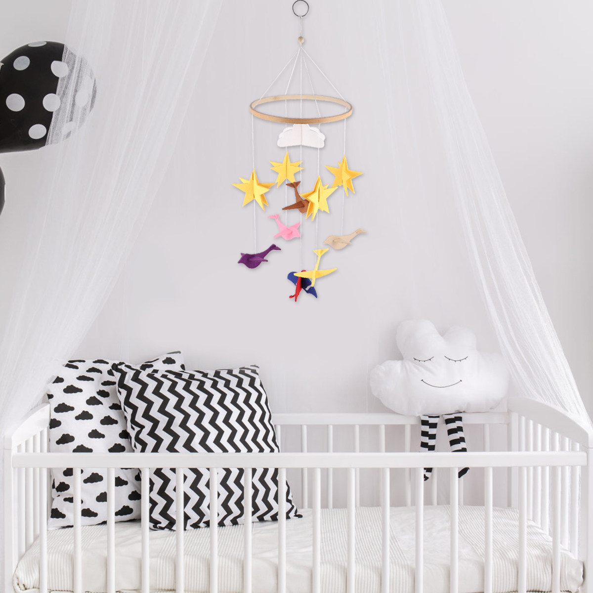 1 szt. Zawieszka do łóżeczka d – Baby Nursery Hanging Decor recenzja i cena