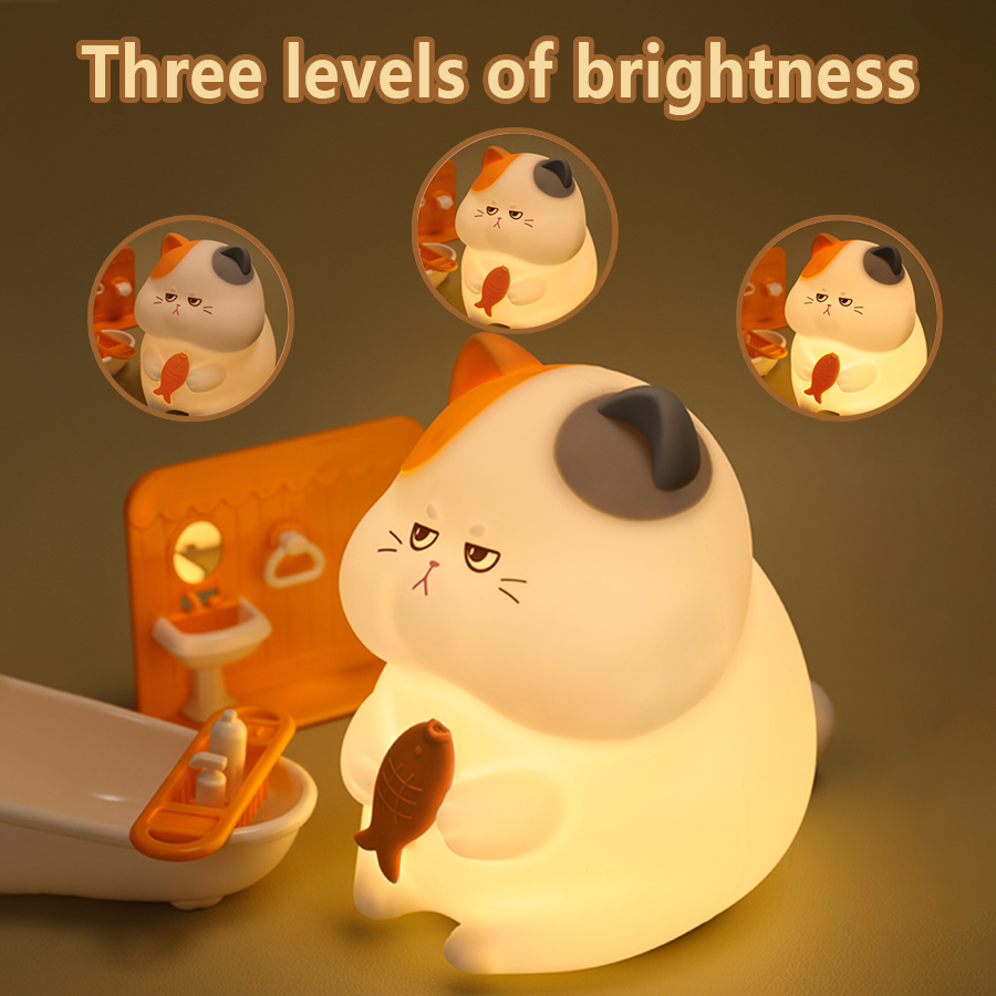 Cute Kitty Led Night Light Aku – Baby Nursery Table Lamp recenzja i cena