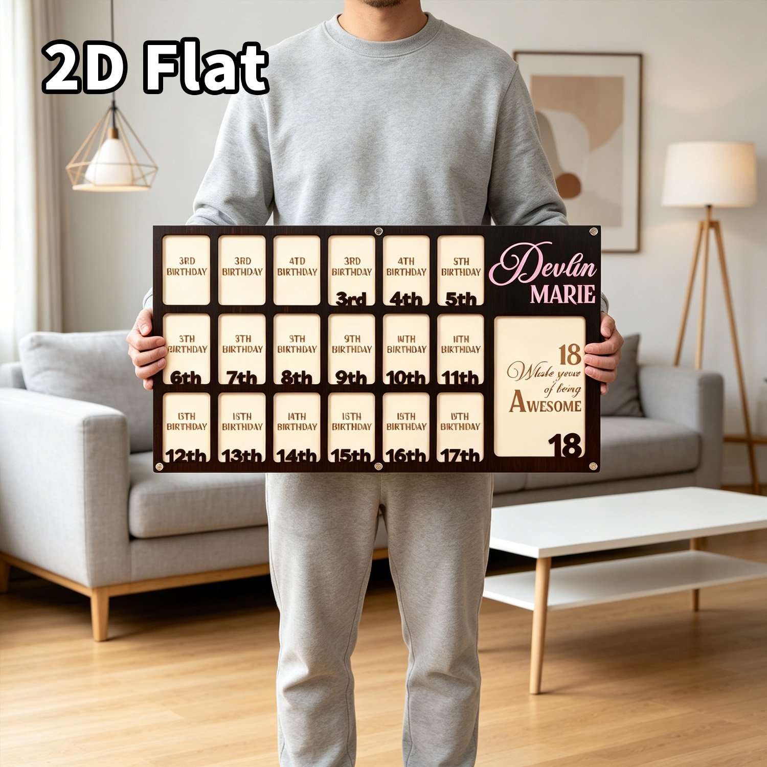 1 szt. Personalizowana drewnia – Baby Nursery Wall recenzja i cena