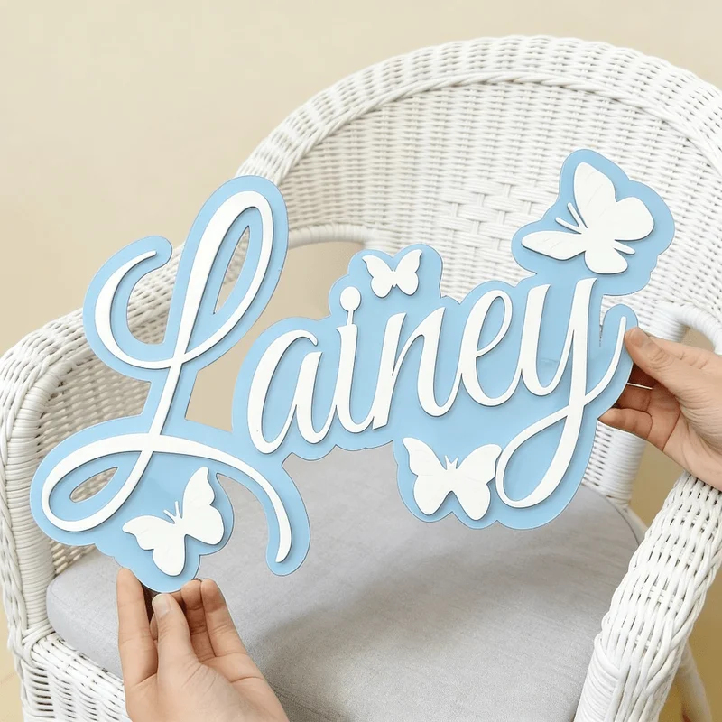Spersonalizowana tabliczka z i – Baby Nursery Wall recenzja i cena
