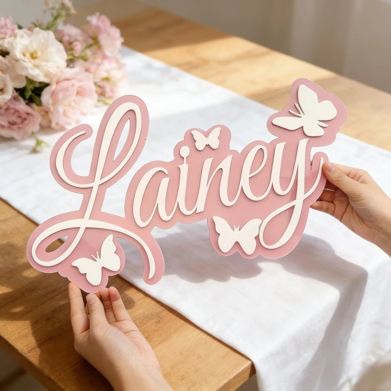 Spersonalizowana tabliczka z i – Baby Nursery Wall recenzja i cena