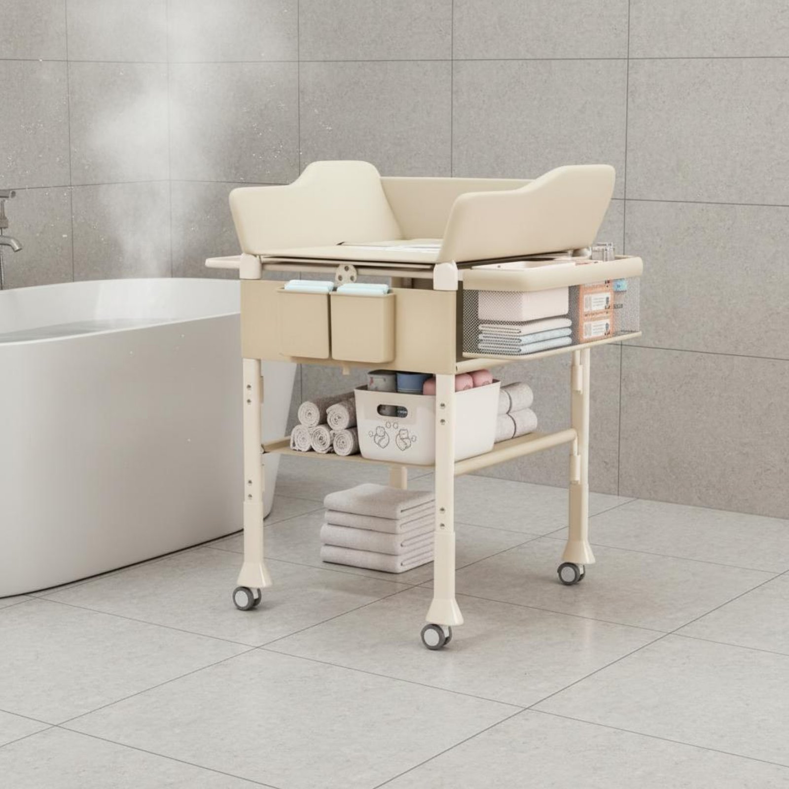 Stolik do kąpieli i przewijani – Baby Nursery Furniture recenzja i cena