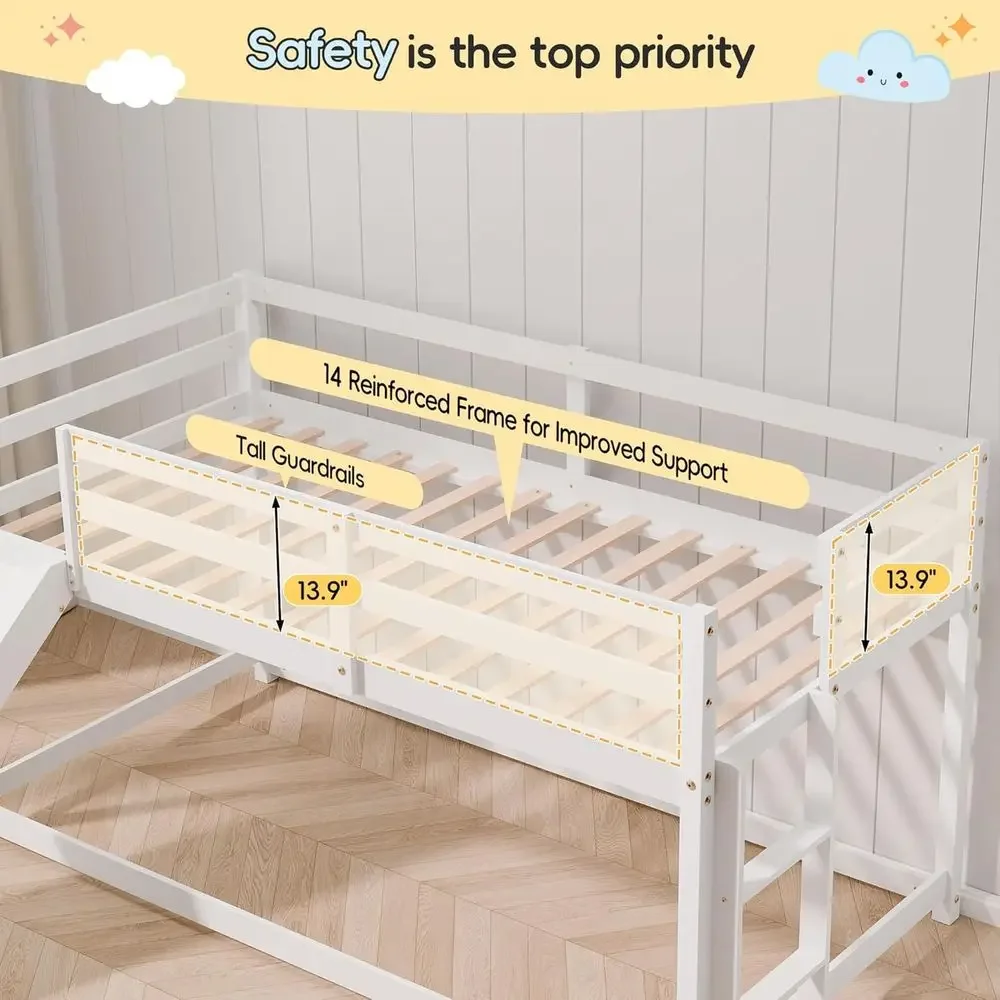 Łóżko piętrowe dla dzieci w ro – Bed Rail Toddler recenzja i cena