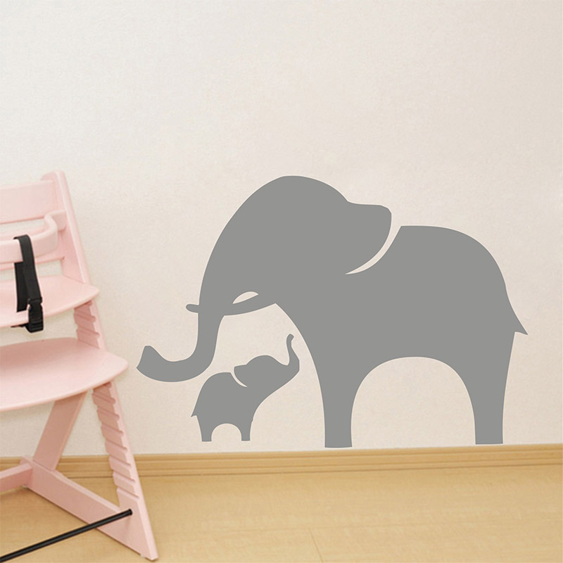 Mama i dziecko słoń naklejka ś – Baby Nursery Vinyl Wall Stickers recenzja i cena
