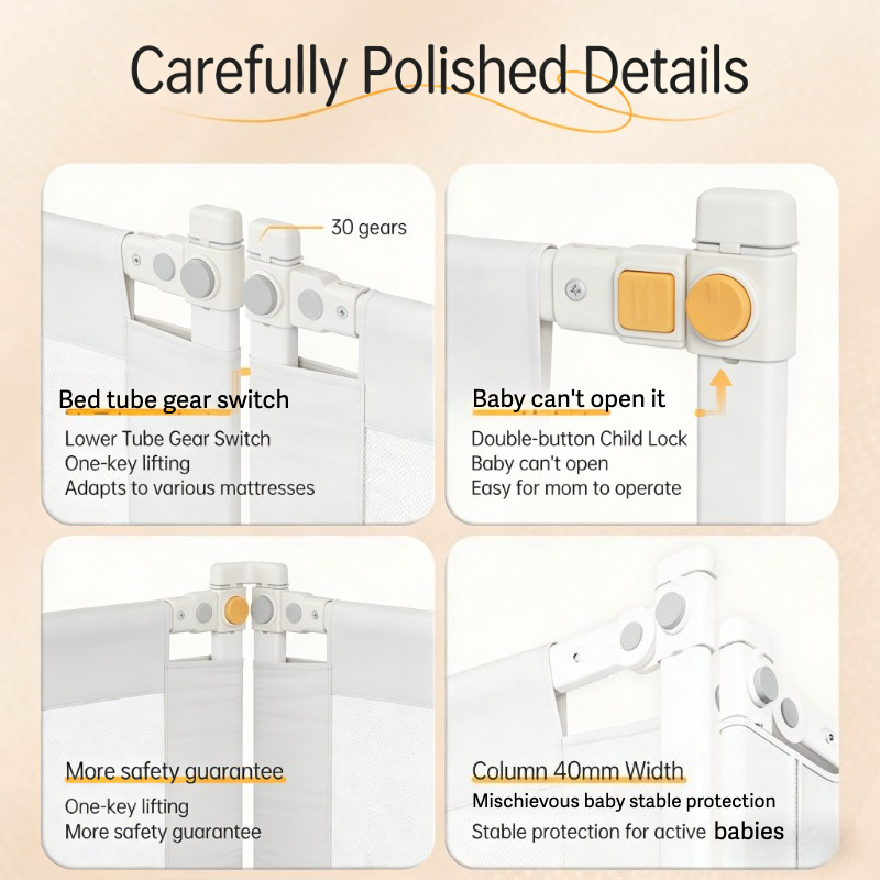 Zestaw 3-panelowej barierki do – Bed Rail Toddler recenzja i cena