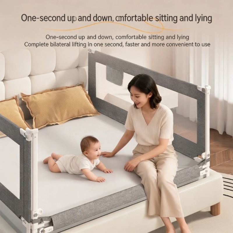 Regulowane barierki do łóżeczk – Bed Rail Toddler recenzja i cena