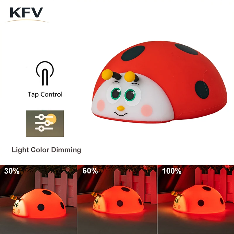 KFV Lampka nocna silikonowa do – Baby Nursery Table Lamp recenzja i cena