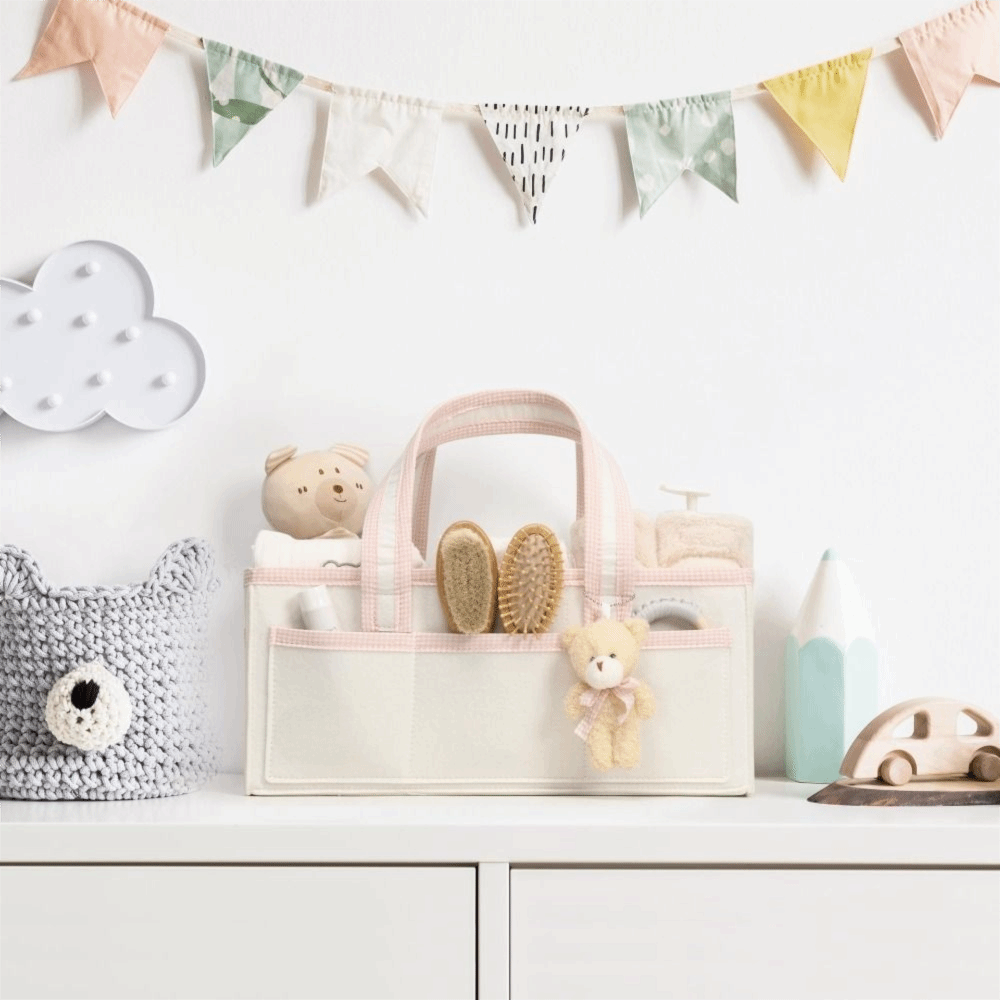 Filcowy organizer na pieluchy  – Baby Nursery Essentials recenzja i cena