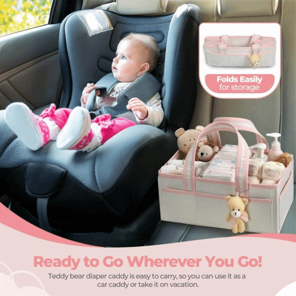 Filcowy organizer na pieluchy  – Baby Nursery Essentials recenzja i cena
