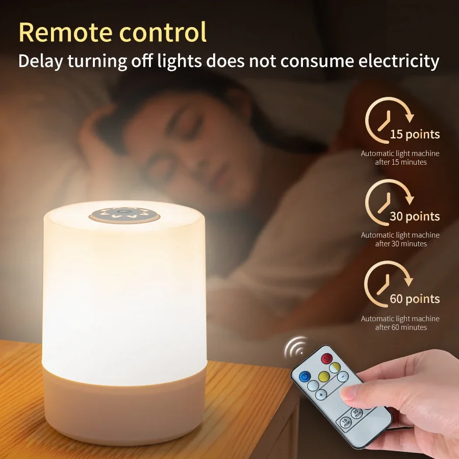 Ładowalna lampka nocna LED z p – Baby Nursery Table Lamp recenzja i cena