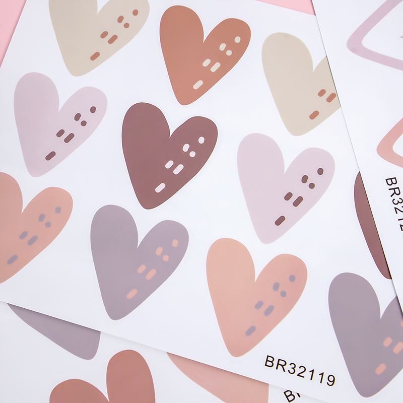 2pcs Lovely Hearts Ins Wall St – Baby Nursery Vinyl Wall Stickers recenzja i cena