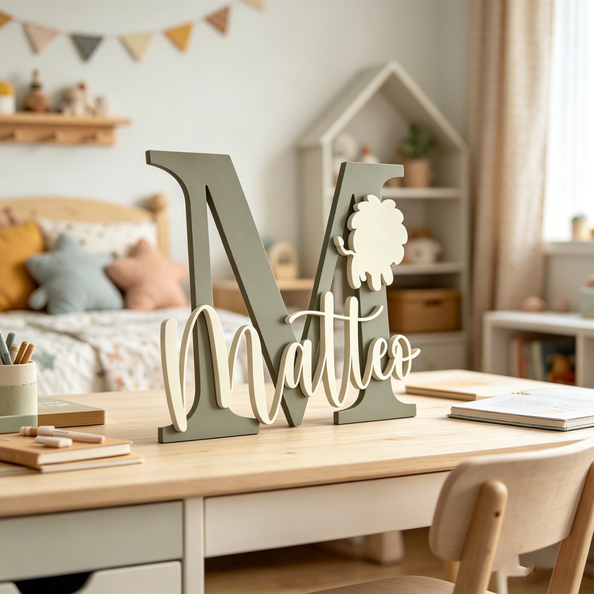 1 szt. Personalizowana drewnia – Baby Nursery Wall recenzja i cena