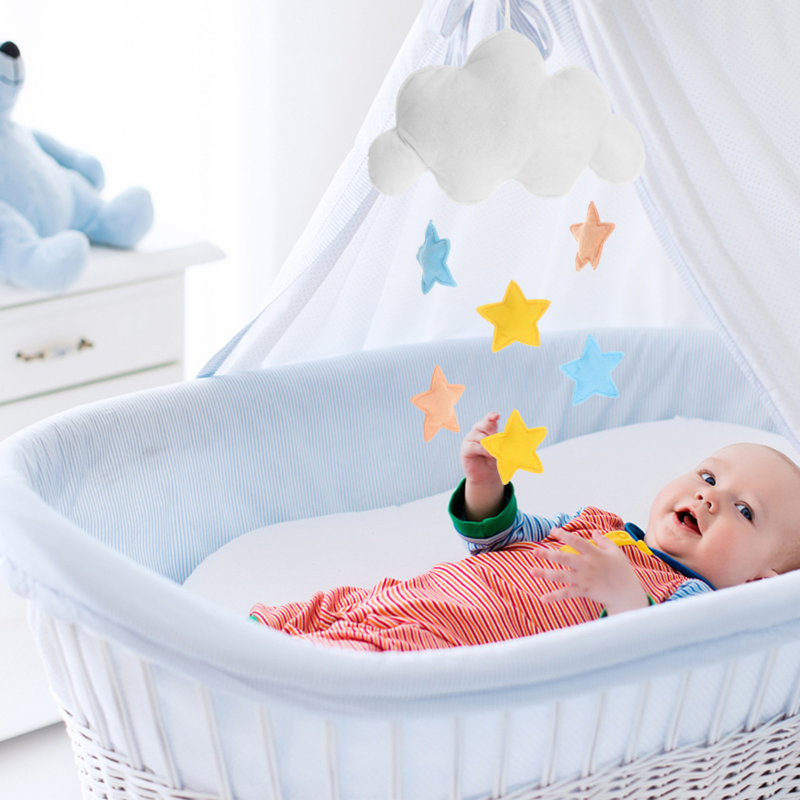 Chmura Kropla Deszczu Wisząca  – Baby Nursery Hanging Decor recenzja i cena
