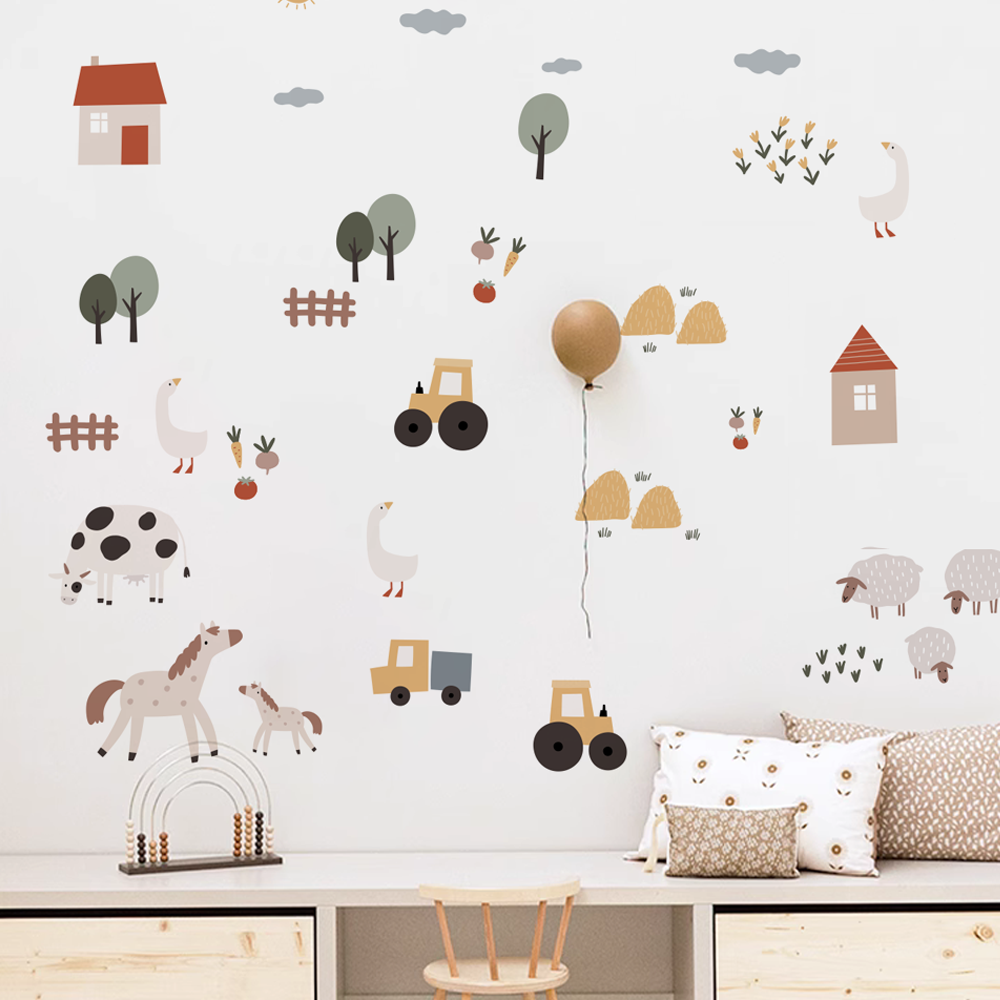 Boho Cartoon słodkie krowy zwi – Baby Nursery Vinyl Wall Stickers recenzja i cena
