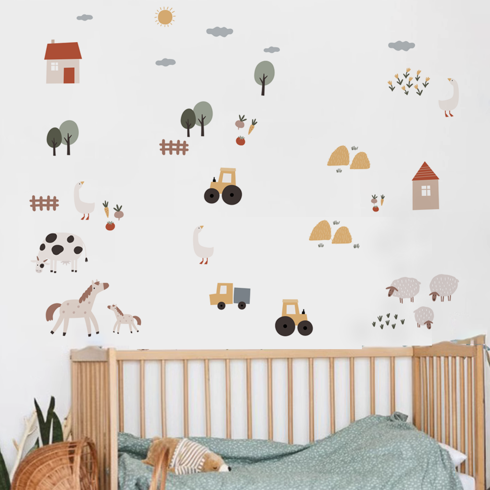Boho Cartoon słodkie krowy zwi – Baby Nursery Vinyl Wall Stickers recenzja i cena