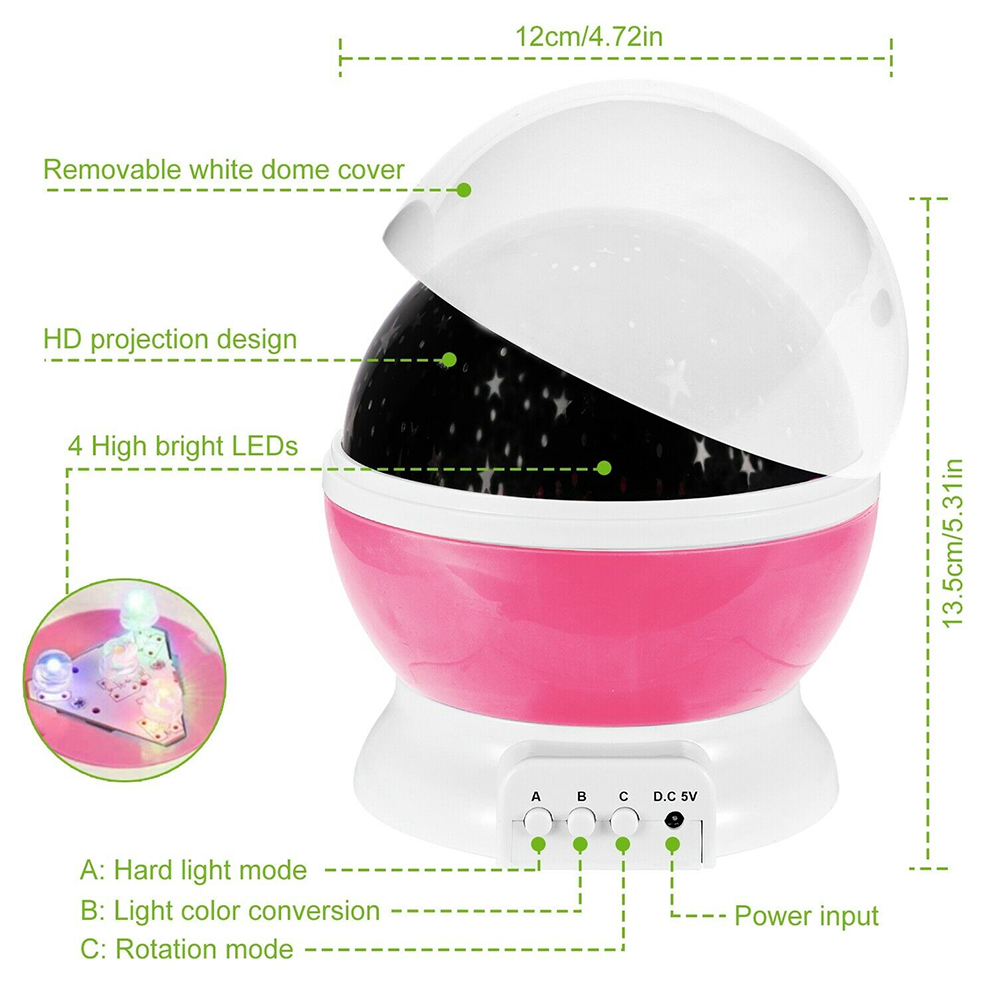 Lampka nocna Projektor Gwiaźdz – Baby Nursery Table Lamp recenzja i cena