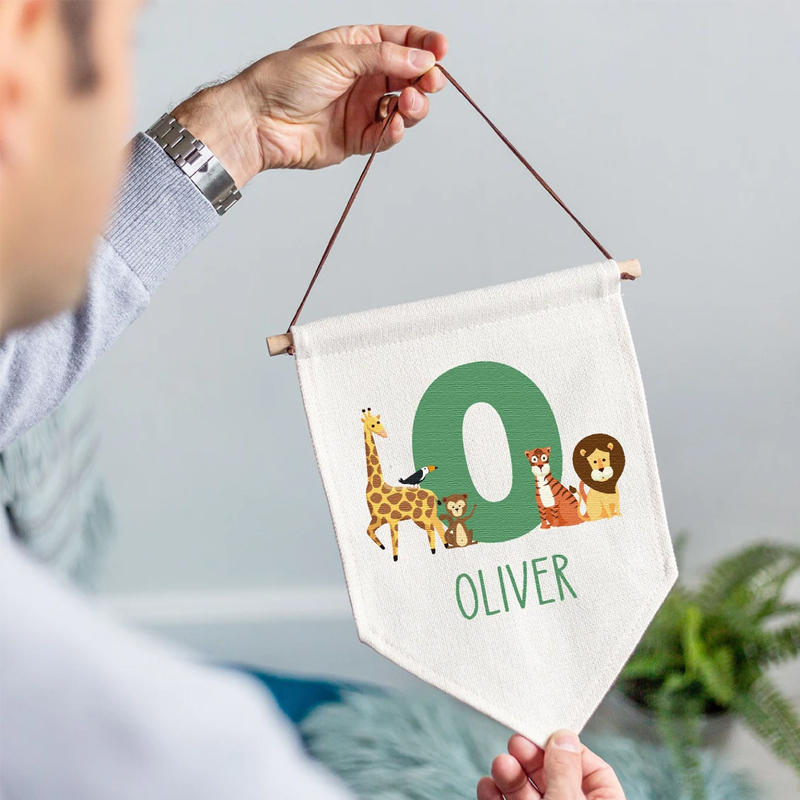 Personalizowana flaga z motywe – Baby Nursery Hanging Decor recenzja i cena