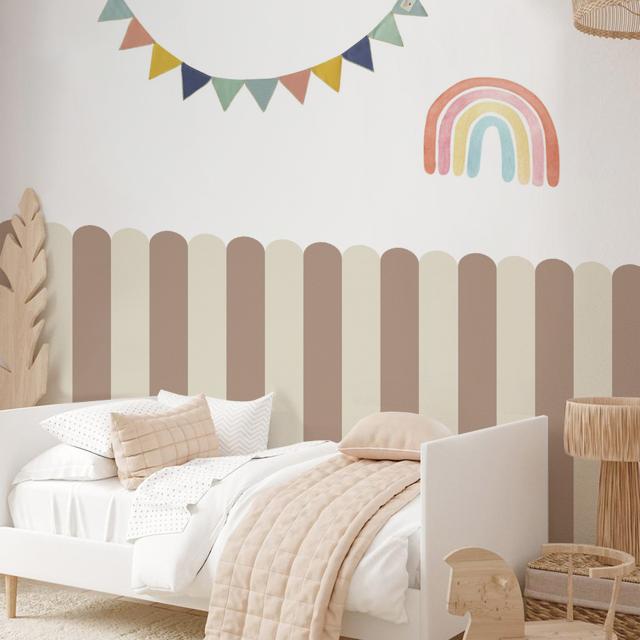 Wielokolorowa pionowa tapeta w – Baby Nursery Wall recenzja i cena