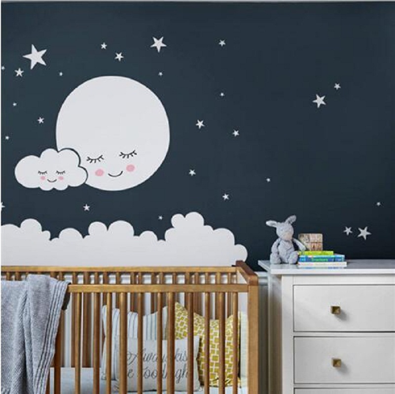 Piękne naklejki ścienne księży – Baby Nursery Vinyl Wall Stickers recenzja i cena